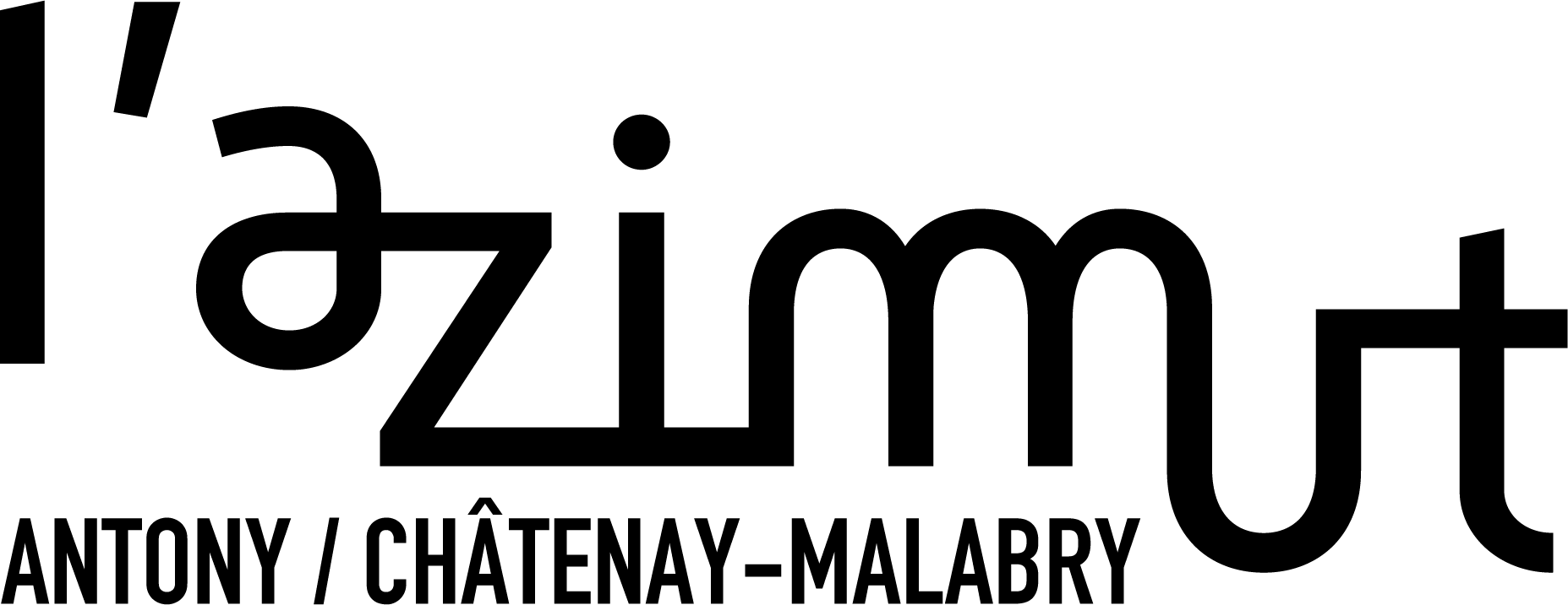 Logo AZIMUT + villes noir PNG